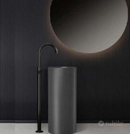 Lavabo da Terra Drenaggio lat. Gun Metal Art. 4609