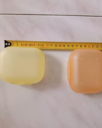Set 2 Contenitori Porta Snack e Merenda da Viaggio