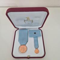 Set Benemerenza bronzo Ordine Costantiniano NUOVO