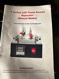 Separatore vetro Touch Screen