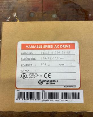 Inverter variabke speed AC drive - SYN10 S 220 01
