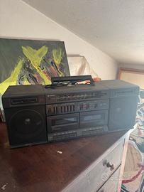 Stereo Hitachi TRK-W530E vintage doppia cassetta