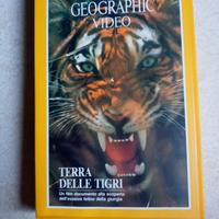 Vhs Terra delle tigri... National geographic video