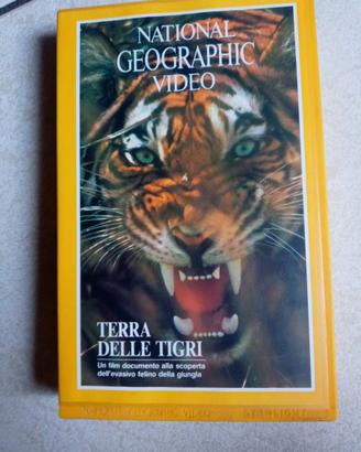 Vhs Terra delle tigri... National geographic video