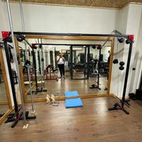 stazione pulegge cavi palestra