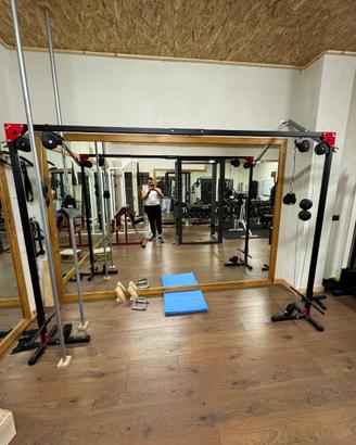 stazione pulegge cavi palestra