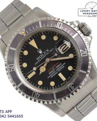 ROLEX Submariner 1680 MK5 red written Full Set