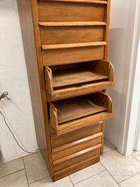 Schedario Vintage cassettiera