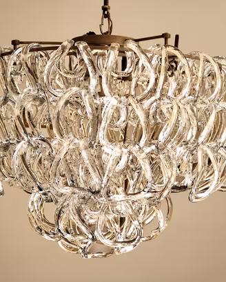 Lampadario Giogali Mangiarotti Vistosi