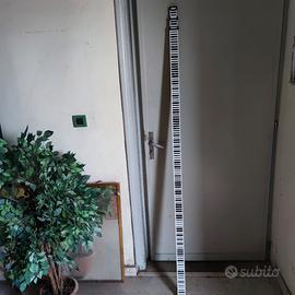 Stadia telescopica estensibile codice a barre 5m