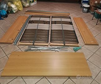 letto matrimoniale con doghe 