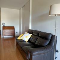 Divano nero ecopelle