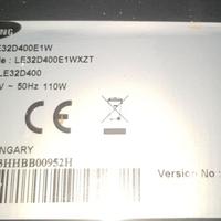 TV Samsung LE32D400E1W 32" da riparare