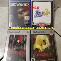 Giochi PS2 Cold Winter e Final Fantasy x PS2