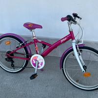 Bici MTB Btwin bambina con cambio ruota 20
