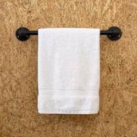 Porta salviette bagno industriale nero -stile loft