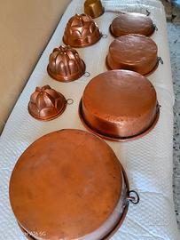 Pentole antiche in rame