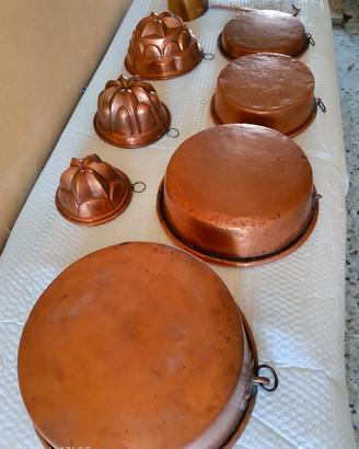 Pentole antiche in rame
