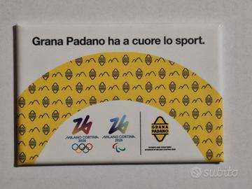 Olimpiadi 2026 - Magnete sponsor Grana Padano