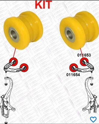 Kit Silentblock Boccole Anteriori Braccio Superior