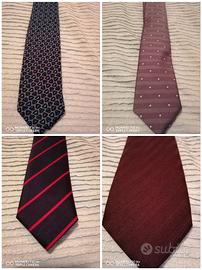 4 Cravatte vari modelli in blocco 