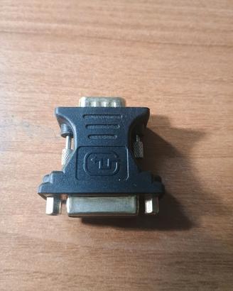 Adattatore DVI-I (24+5 pin) a VGA (15 pin)