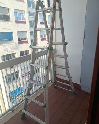 Scala Multi-uso Estensibile in Alluminio - lavori