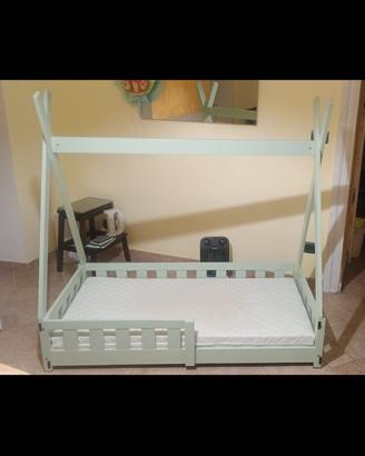 letto bambino stile tenda indiana