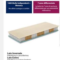 materasso molle con memory