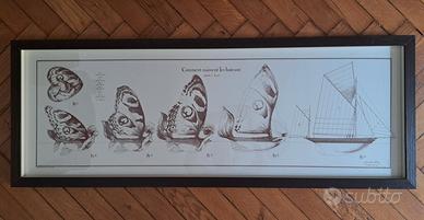 Quadro J.O. Heron "Comment Naissent les Bateaux"