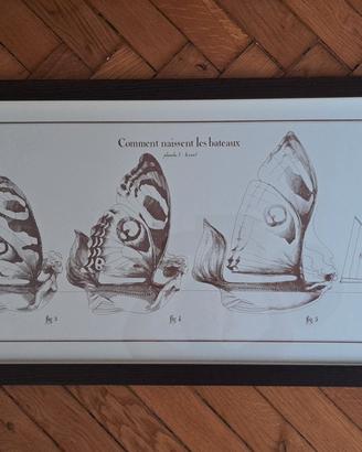 Quadro J.O. Heron "Comment Naissent les Bateaux"