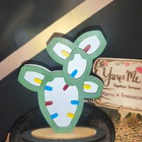 Lampada cactus fico d'india - luminarie salentine