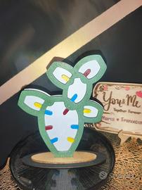 Lampada cactus fico d'india - luminarie salentine