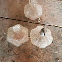 Set Boccette in Vetro Lavorato