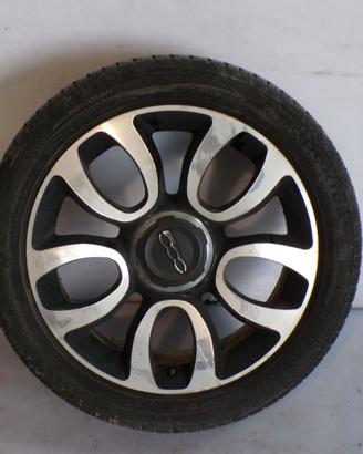 Cerchi In Lega con Gomme Fiat 500L 2017 17p.