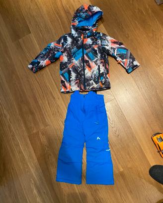 Giacca SC I+ n.2 pantaloni + doposci 4-5 a. 110 cm