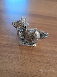 Statuetta orsetto con girasole