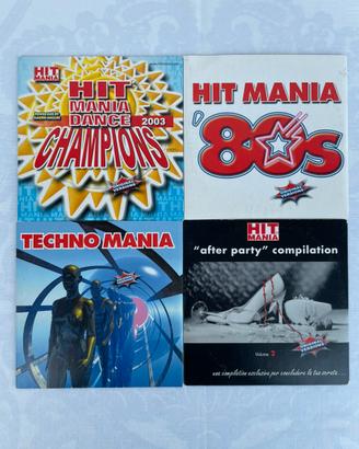 Cofanetto 4 CD Hit Mania Dance Champions 2003