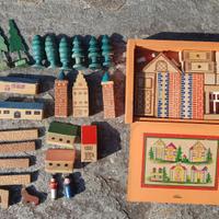 Giochi in legno vintage anni '50 GDR