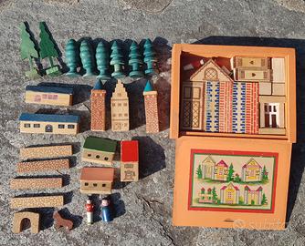 Giochi in legno vintage anni '50 GDR