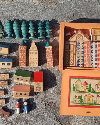 Giochi in legno vintage anni '50 GDR