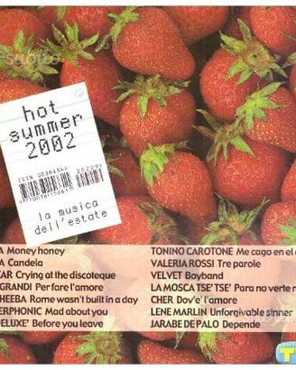 Collezione in CD di Hot Summer 2002