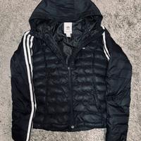 Giubotto piumino adidas nero con cappuccio