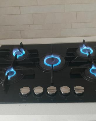 Piano cottura Hotpoint Ariston 5 fuochi gas
