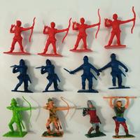 Lotto di 12 soldatini Dulcop Robin Hood