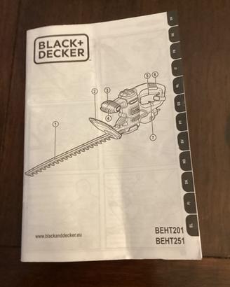 Black+Decker tagliasiepi BEHT201 420V