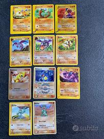 Lotto carte Pokemon terra