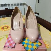 scarpa con tacco Raffine' vera pelle tg 38