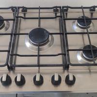 Piano cottura + Cappa + Lavello (a doppia vasca)