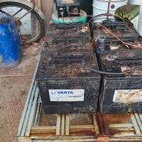 pacco batterie trazione Varta 36V con carica batte